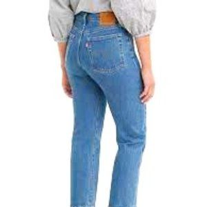 Levi’s Premium Wedgie Straight Leg Raw Hem (2019) Capital E, 27x26 NWT, $98 MSRP